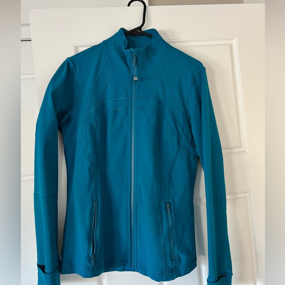 lululemon athletica Teal Full-Zip Athletic Jacket